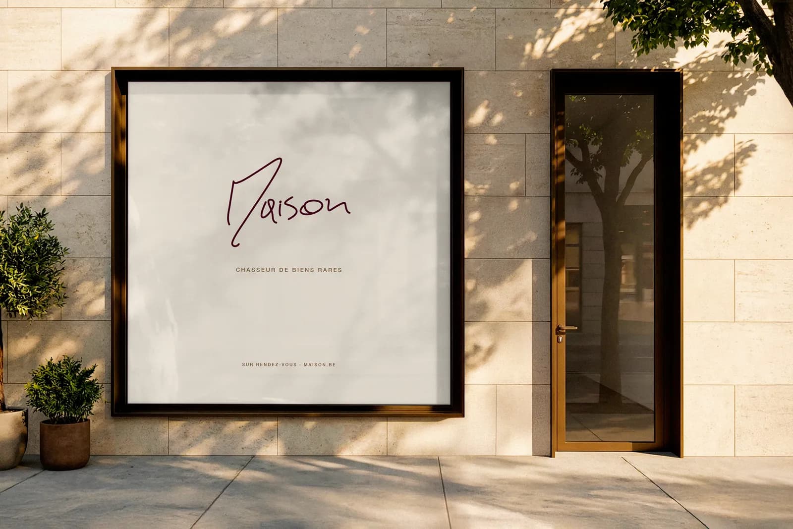 Maison, la vitrine